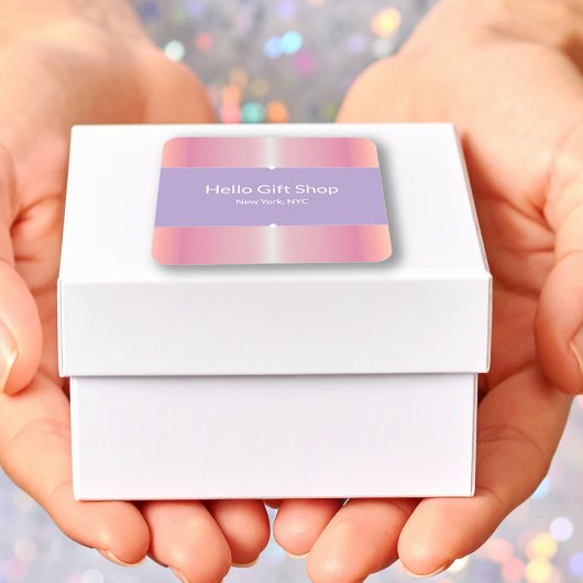 おしゃれな ビジネス 包装 ステッカーセット スクエアシール