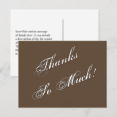 おしゃれな「感謝します！」ポストカード ポストカード (正面/裏面)