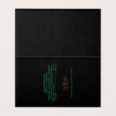 おしゃれな 現代の カスタマイズ可能な 黒色 検証済み ブランド (内部フラット)