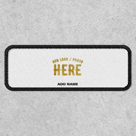 おしゃれな 現代風 オーダーメイド 白 検証済み ブランド ワッペン