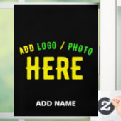 おしゃれな 現代風 カスタマイズ可能な 黒色 検証済み ブランド ウィンドウサイン (ホーム)