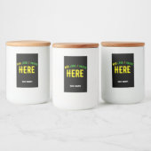 おしゃれな 現代風 カスタマイズ可能な 黒色 検証済み ブランド フードラベル (ボトル)