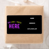 おしゃれな 現代風 カスタマイズ可能 ブラック 認証済み ブランド ラベル (インサイチュ)