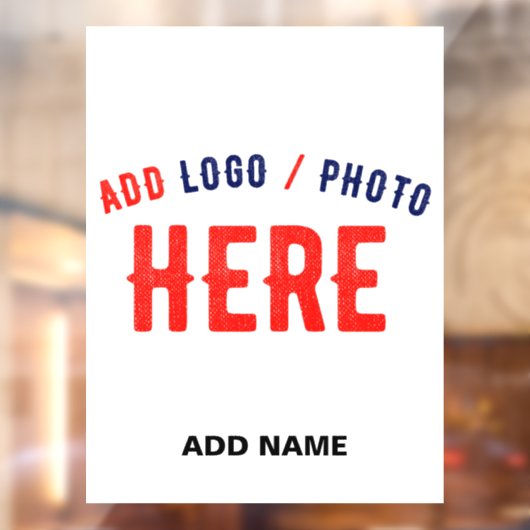 おしゃれな 現代風 カスタマイズ可能 白色 検証済み ブランド ウィンドウサイン (シート2)