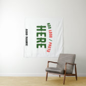 おしゃれな 現代風 カスタマイズ可能 白色 検証済み ブランド タペストリー (インサイチュ(横))