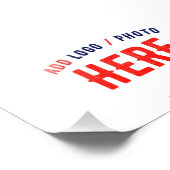 おしゃれな 現代風 カスタマイズ可能 白色 検証済み ブランド フォトプリント            (角)