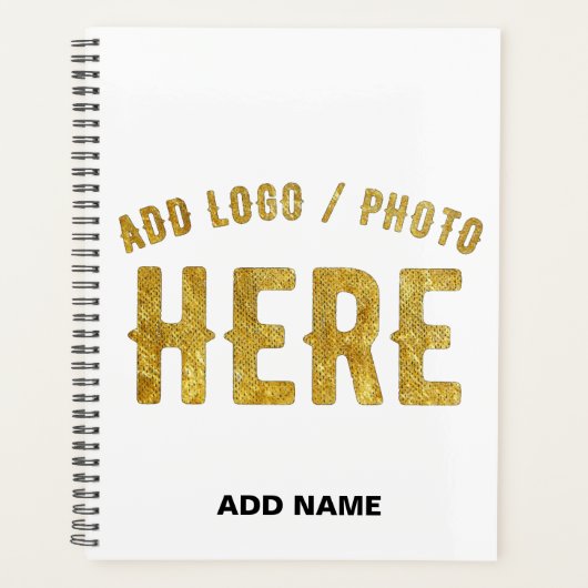 おしゃれな 現代風 カスタマイズ可能 白色 検証済み ブランド プランナー手帳 (正面)