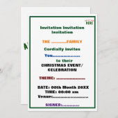 おしゃれな 現代風 カスタマイズ可能 白色 検証済み ブランド 招待状 (正面/裏面)