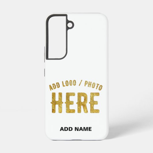 おしゃれな 現代風 カスタマイズ可能 白色 検証済み ブランド SAMSUNG GALAXYケース (裏面)