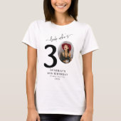 おしゃれな「30歳だね」30歳の誕生日 Tシャツ (正面)