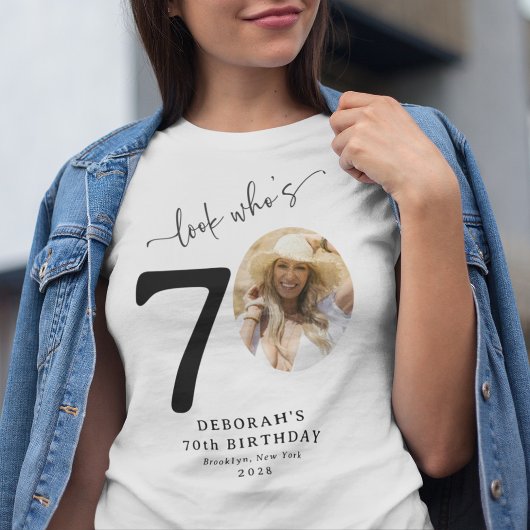 おしゃれな「70歳だね」70歳の誕生日 Tシャツ