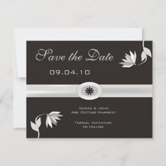 おしゃれな Save the Date 発表 セーブザデート