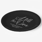 おしゃれな「Still The One」結婚誓約更新 ペーパープレート (アングル)