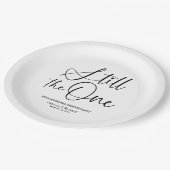 おしゃれな「Still The One」結婚誓約更新 ペーパープレート (アングル)