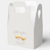 おしゃれなBread and Butterの結婚前お披露目パーティー フェイバーボックス (見開き)