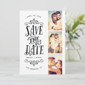 おしゃれなMod 3-写真のSave The Date | ブラック セーブザデート (スタンド正面)