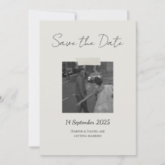 おしゃれなSave The Dateカードに特別なタッチを サンキューカード