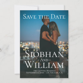 おしゃれなSave The Date 写真付き 招待状