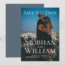 おしゃれなSave The Date 写真付き 招待状