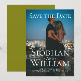 おしゃれなSave The Date 写真入りオリジナルカード 招待状