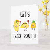 おしゃれにタコについて考えよう 面白い あなたのことを考えたカード カード (黄色い花)