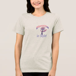 おしゃれに咲こう フラワータイポグラフィーTシャツ トライブレンドTシャツ