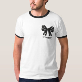 おしゃれに結ばれて - シックなミニマリストボウタイTシャツ Tシャツ