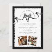 おしゃれに締めくくる 20代最後の誕生日パーティー 招待状 (正面)