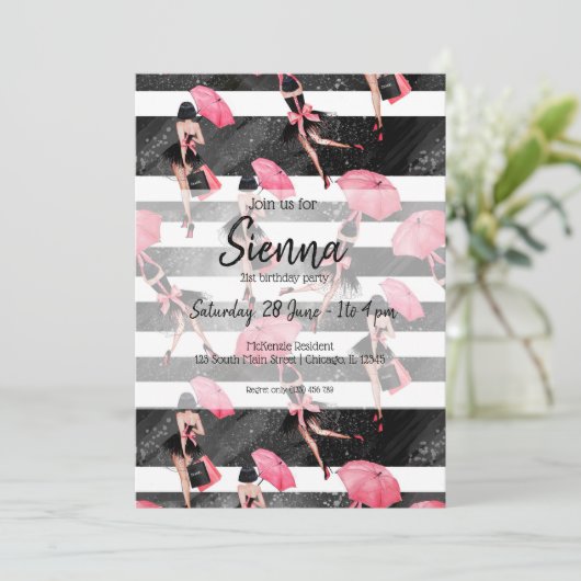 おしゃれガール 招待状 (スタンド正面)