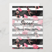 おしゃれガール 招待状 (正面/裏面)