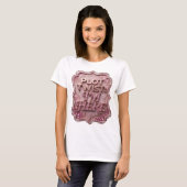 おしゃれゴールド PLOT TWIST I'M HERE ロゴTシャツ Tシャツ (正面フル)