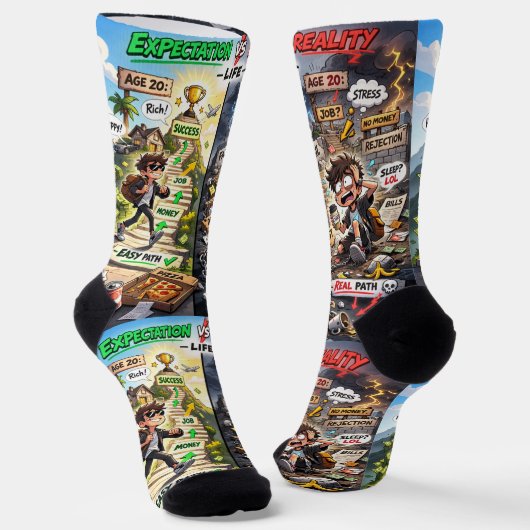 おしゃれソックスを購入するなら 00334 Reality Socks ソックス (傾斜あり)