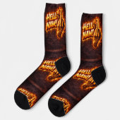 おしゃれソックスを購入するなら 00382 Hell Naw ソックス (左)