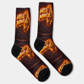 おしゃれソックスを購入するなら 00382 Hell Naw ソックス (右)