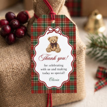 おしゃれテディベア クリスマス ベビーシャワー