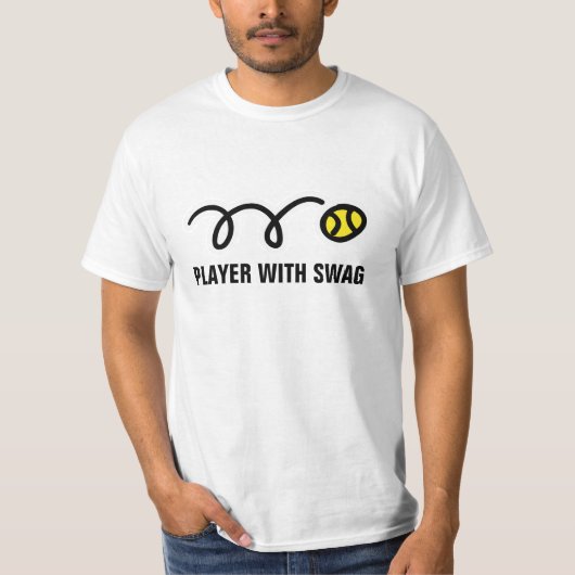 おしゃれテニスプレイヤーTシャツ Tシャツ (正面)