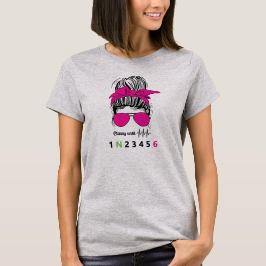 おしゃれバイク好きのための面白いデザイン Tシャツ (正面)