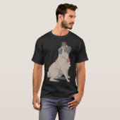おしゃれパグ クラシック 339 Tシャツ (正面フル)