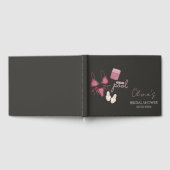 おしゃれボヘミアンの花嫁シャワー プールパーティー ゲストブック (全面)