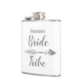 おしゃれボヘミアンブライドトリベー パーソナライズド フラスク (左)