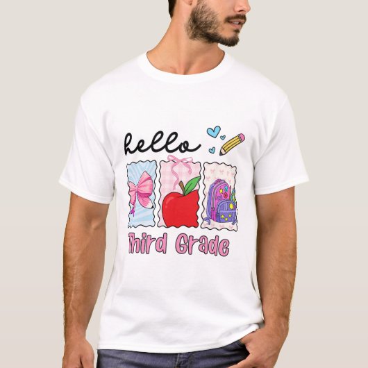 おしゃれ女子の第三級教師へのCkスクールヘルプ Tシャツ (正面)