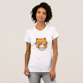 おしゃれ猫のダイニングTシャツ Tシャツ (正面フル)