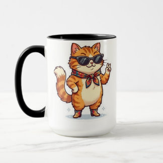 おしゃれ猫マグ カフェインのある猫好きのためのサッシーな猫グッズ マグカップ