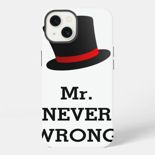 おしゃれ間違いなしMr iPhoneケース (裏面)