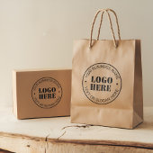 おしゃれ あなたのビジネス ロゴとテキストをカスタマイズ ラバースタンプ