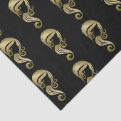 おしゃれ エレガント ゴールド ビューティー ガール ヘア＆メイク サロン 薄葉紙 (詳細)