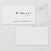 おしゃれ シンプル デザイン モダン プレーン かわいい トレンディ 名刺 (正面/裏面)