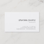 おしゃれ シンプル デザイン モダン プレーン かわいい トレンディ 名刺 (正面)