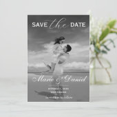 おしゃれ シンプル 全面写真 両面 Save The Da セーブザデート (スタンド正面)