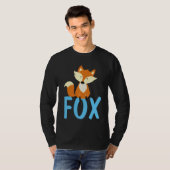 おしゃれ フォックス Tシャツ (正面フル)